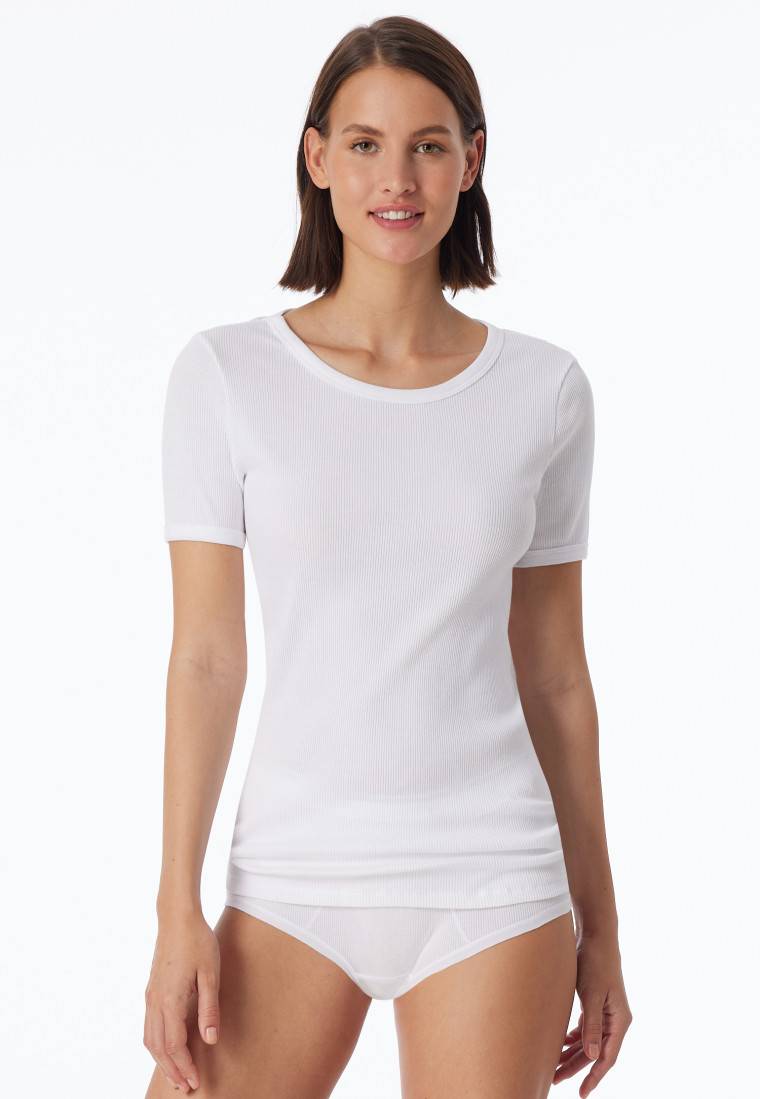 Schiesser Shirt kurzarm weiß - Revival Greta Cyber Monday