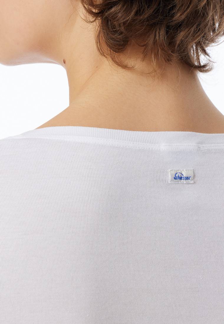Schiesser Shirt langarm weiß - Revival Berta Weihnachtsangebot