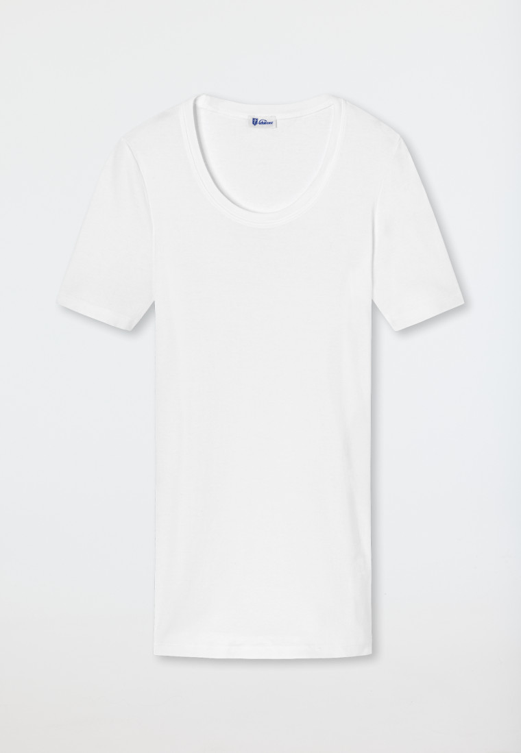 Schiesser Shirt kurzarm weiß - Revival Berta Heißer Verkauf