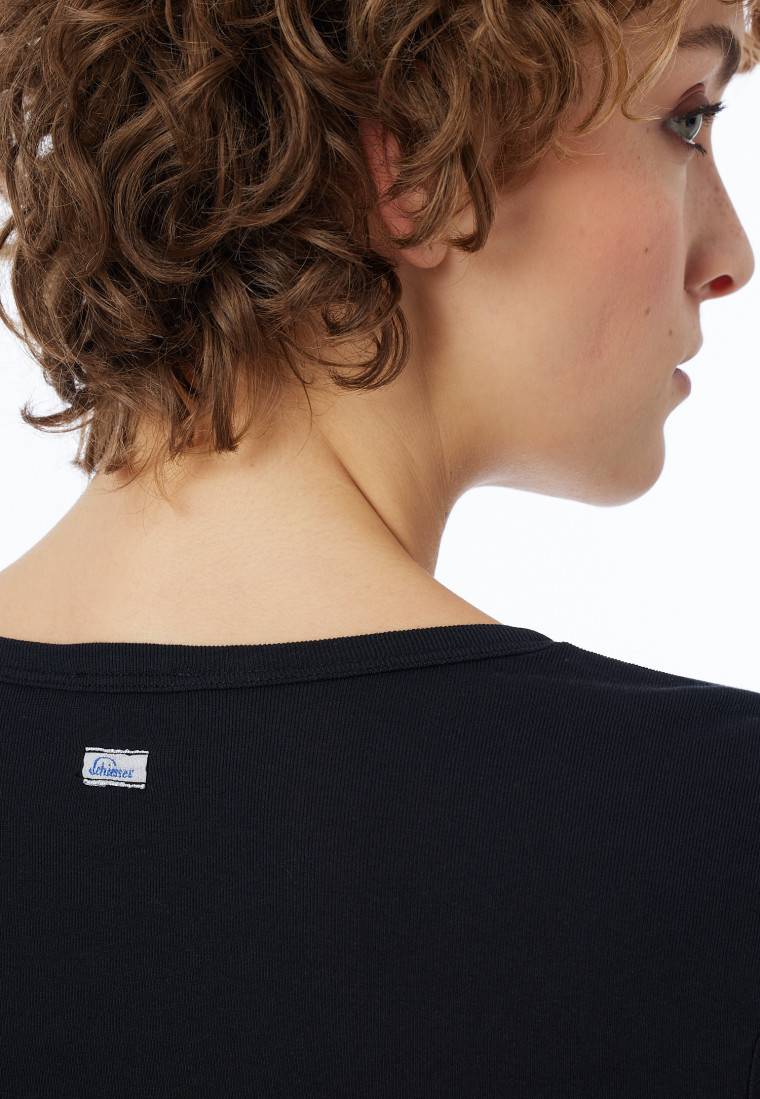 Schiesser Shirt langarm schwarz - Revival Berta Neueste Mode