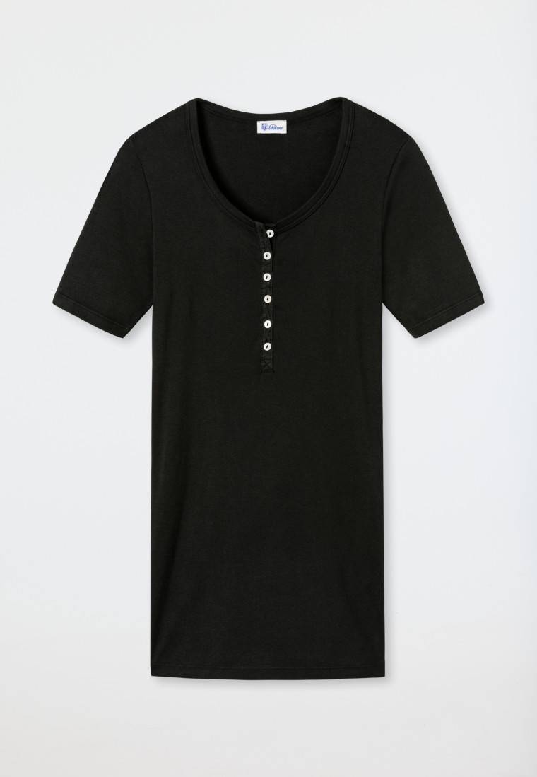 Schiesser Shirt kurzarm schwarz - Revival Berta Exklusive Angebote