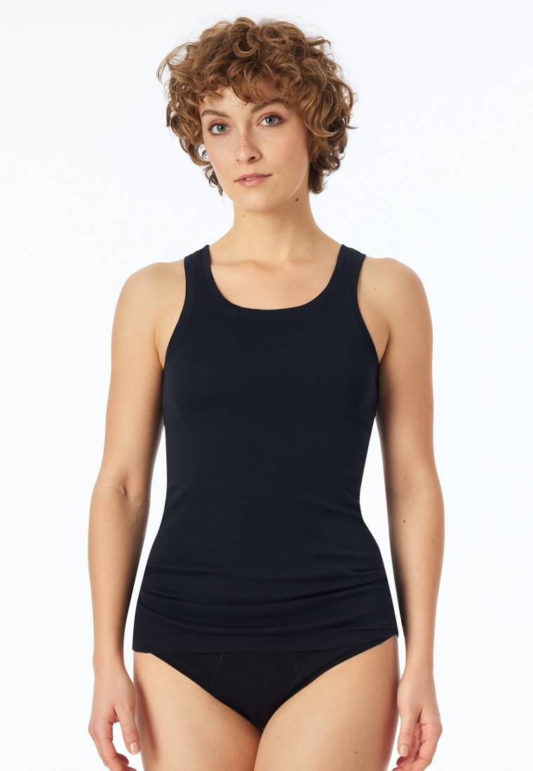 Schiesser Top schwarz - Revival Berta Kauf eins, bekomm eins gratis