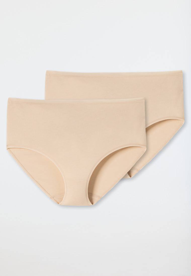 Schiesser Midi 2er-Pack Organic Cotton sand - 95/5 VIP-Rabatte