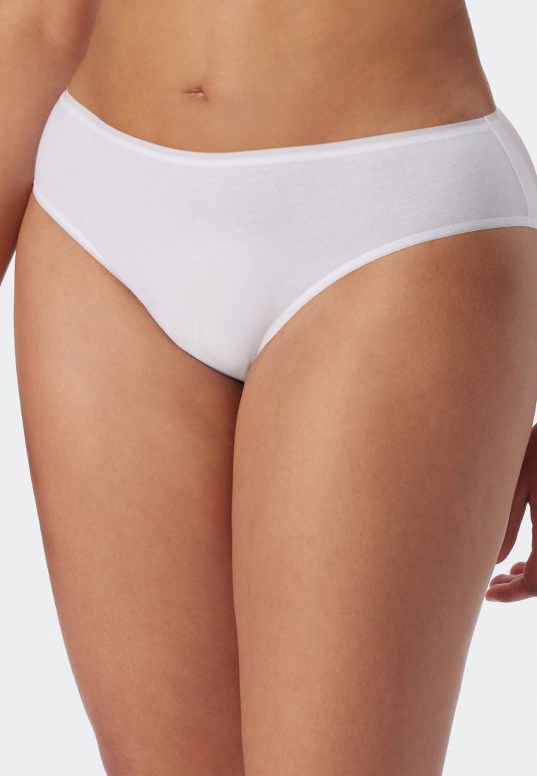 Schiesser Tai-Slips 2er-Pack Organic Cotton weiß - 95/5 Super Sparpreis