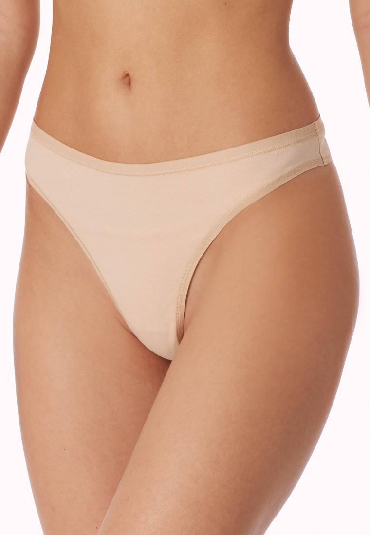 Schiesser String 2er-Pack Organic Cotton sand - 95/5 JETZT KAUFEN