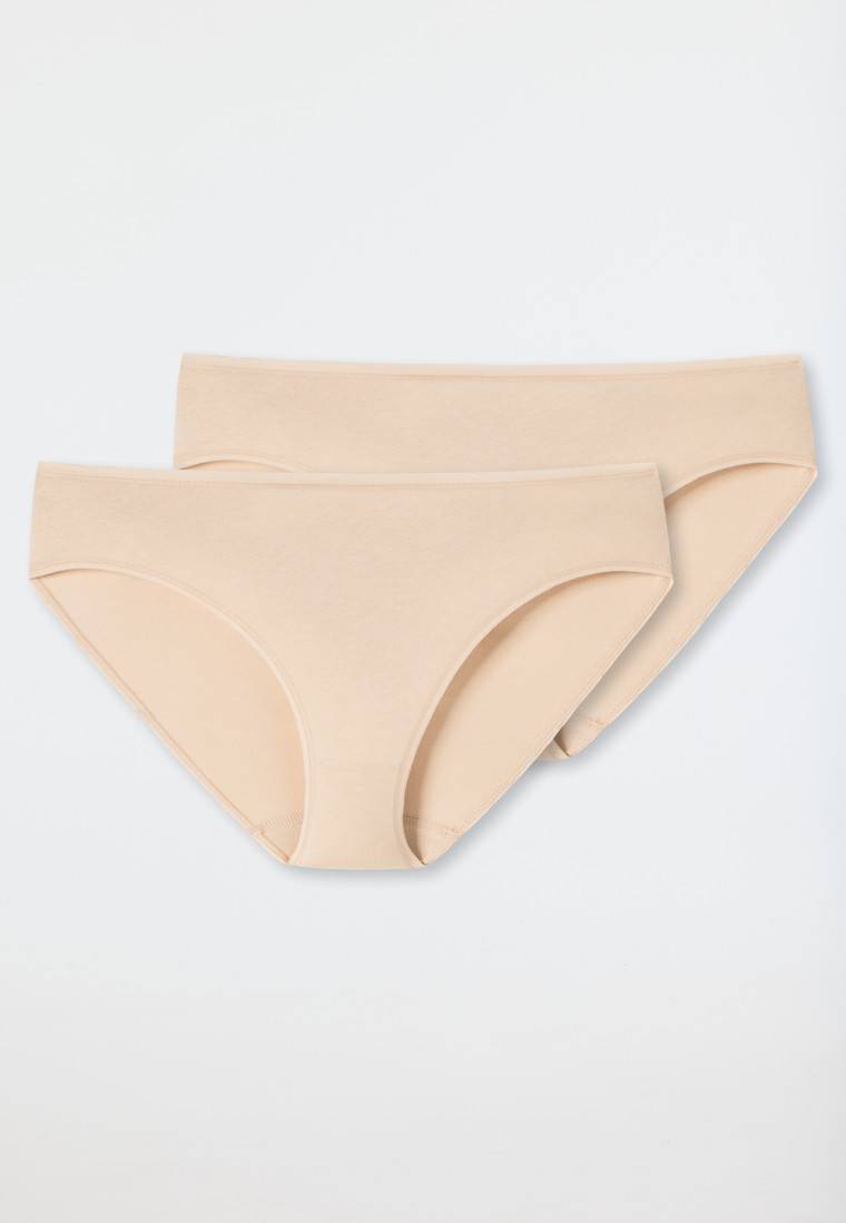 Schiesser Tai-Slip 2er-Pack Organic Cotton sand - 95/5 Neueste Stile