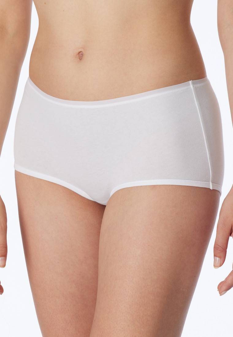 Schiesser Shorts 2er-Pack Organic Cotton weiß - 95/5 Letzte 2 Tage