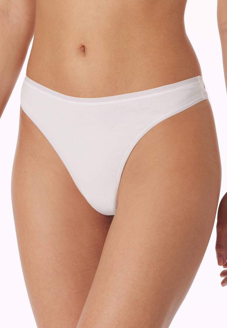 Schiesser String 2er-Pack Organic Cotton weiß - 95/5 Bis zu 50% Rabatt