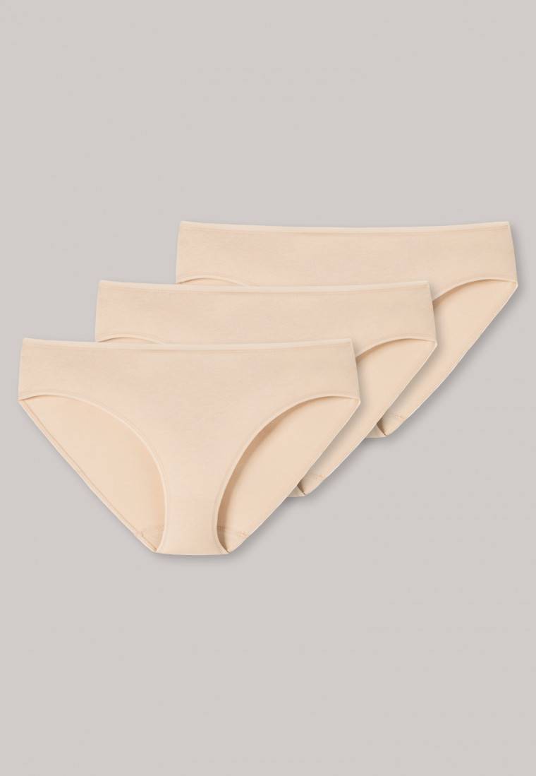 Schiesser Tai 3er-Pack Organic Cotton sand - 95/5 Bis zu 60% Rabatt