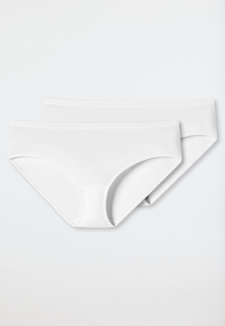Schiesser Hipster 2er-Pack Organic Cotton weiß - 95/5 Nur für heute
