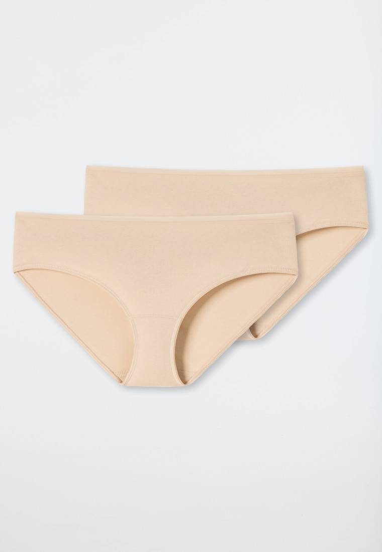 Schiesser Hipster 2er-Pack Organic Cotton sand - 95/5 Sonderangebot der Fabrik