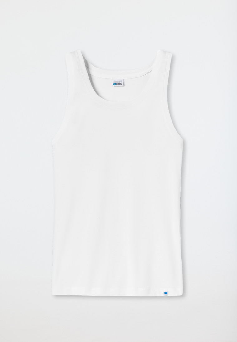 Schiesser Unterhemd weiß - Long Life Cotton Sonderangebot