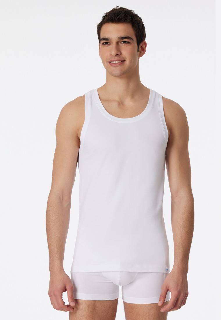 Schiesser Unterhemd weiß - Long Life Cotton Sonderangebot