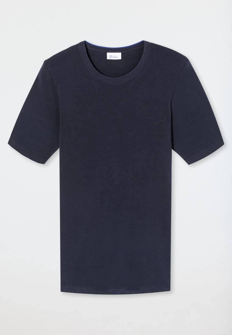 Schiesser Shirt kurzarm dunkelblau - Revival Ludwig Weihnachtsangebot
