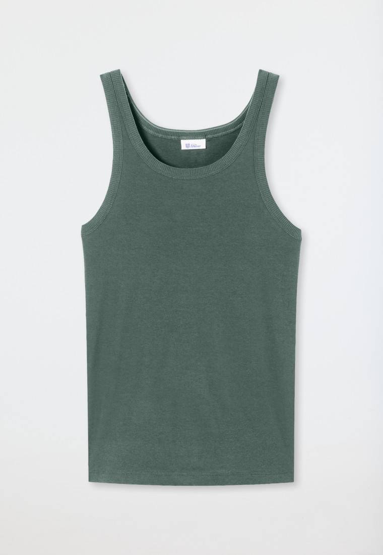 Schiesser Tank Top grün - Revival Ludwig Vatertagsangebot