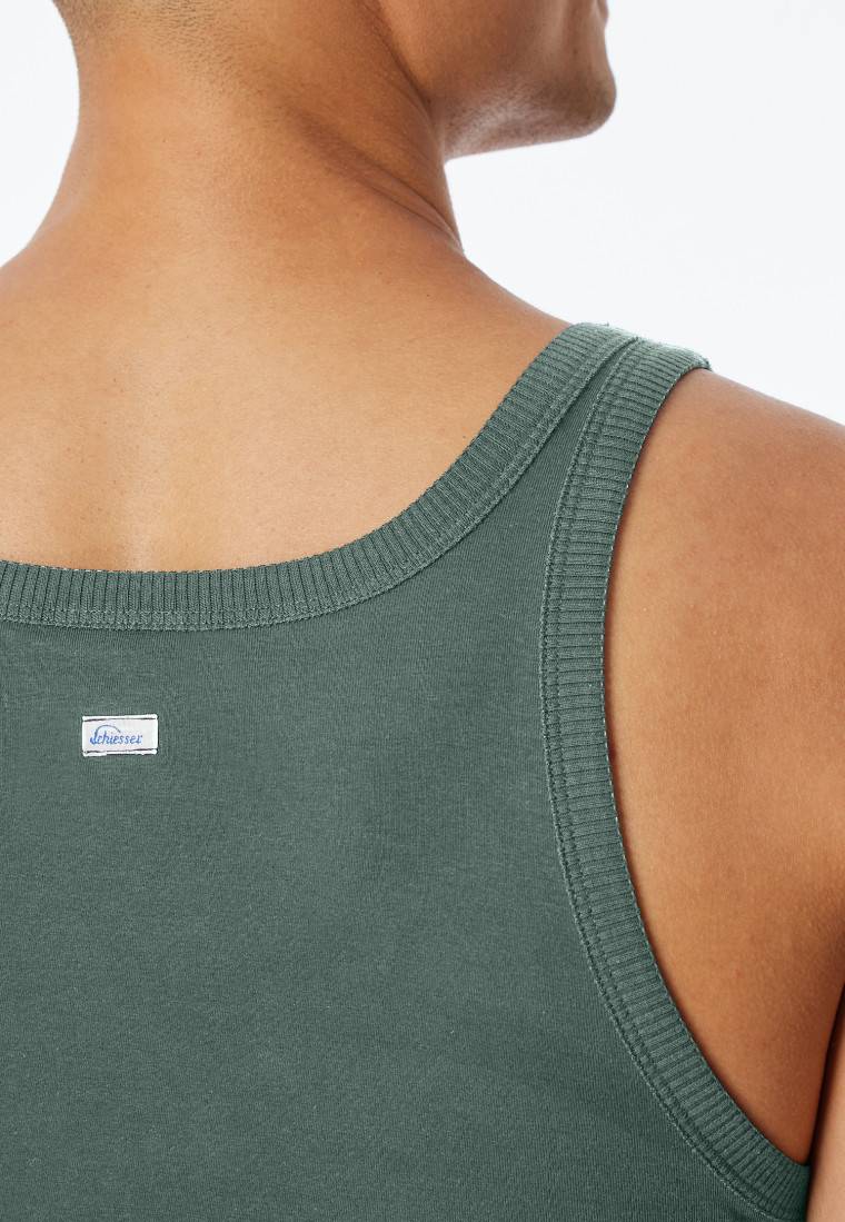 Schiesser Tank Top grün - Revival Ludwig Vatertagsangebot