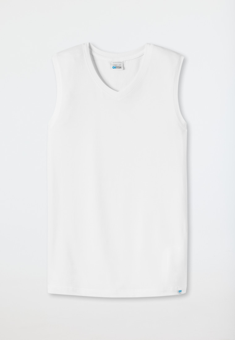 Schiesser Tank Top weiß - Long Life Cotton Lagerräumung