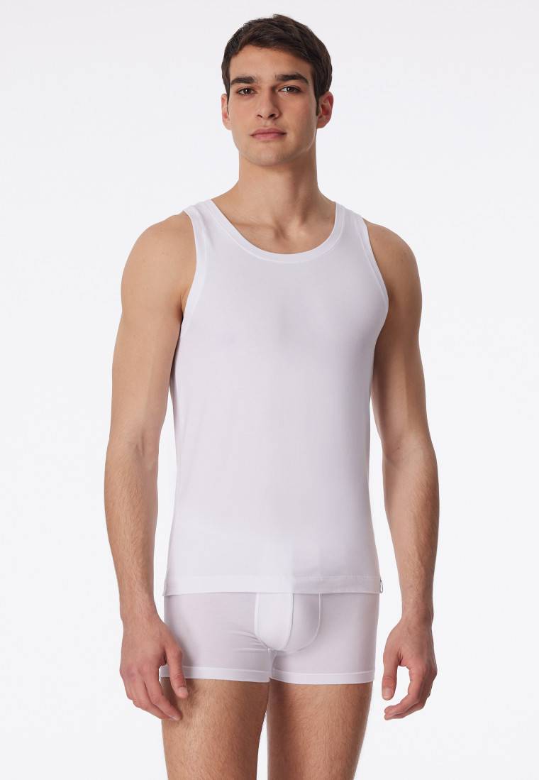 Schiesser Shirt ärmellos weiß - Long Life Soft Top Angebot