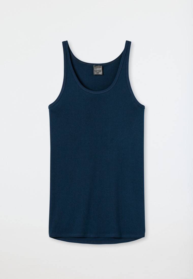 Schiesser Unterhemd Feinripp navyblau - Original Feinripp Zeitbegrenzte Promotion
