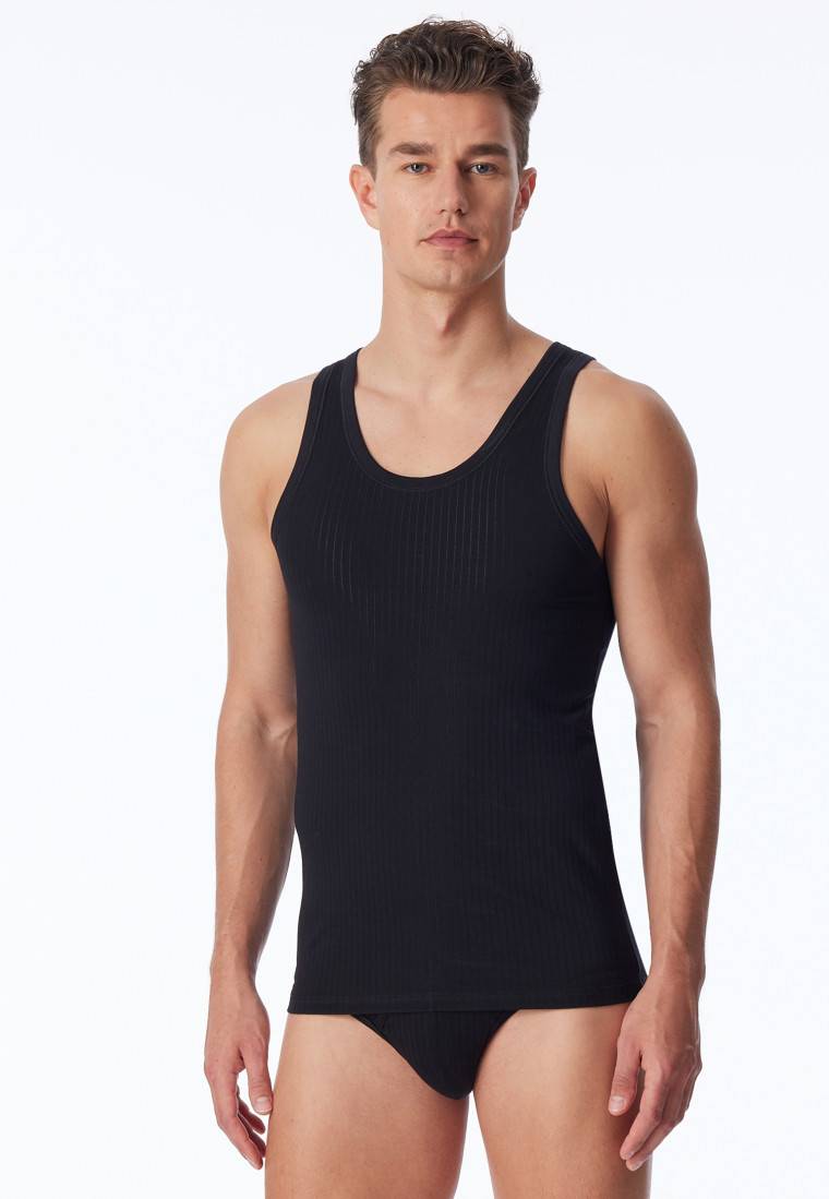 Schiesser Unterhemden 2er-Pack schwarz - Authentic Bis zu 60% Rabatt