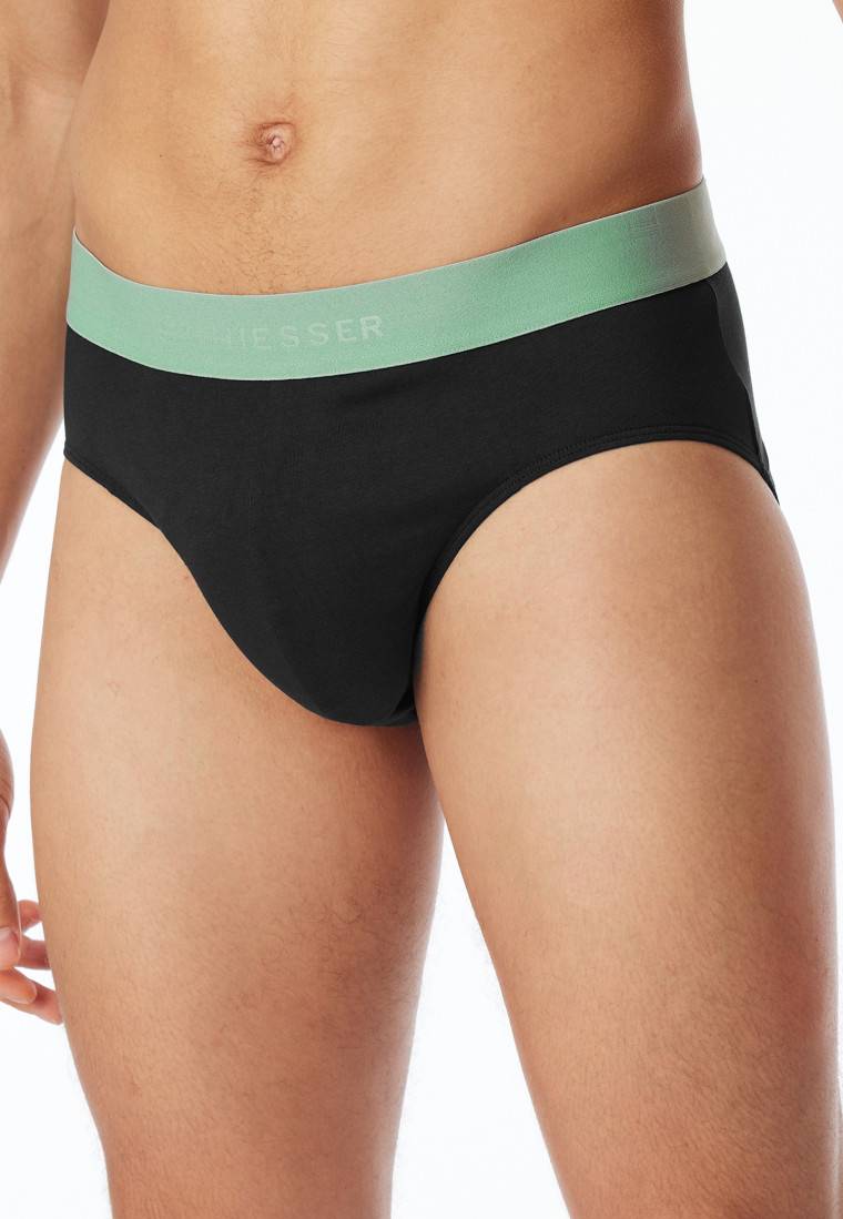 Schiesser Rio-Slips 3er-Pack Organic Cotton Webgummibund mehrfarbig - 95/5 Bis zu 55% Rabatt