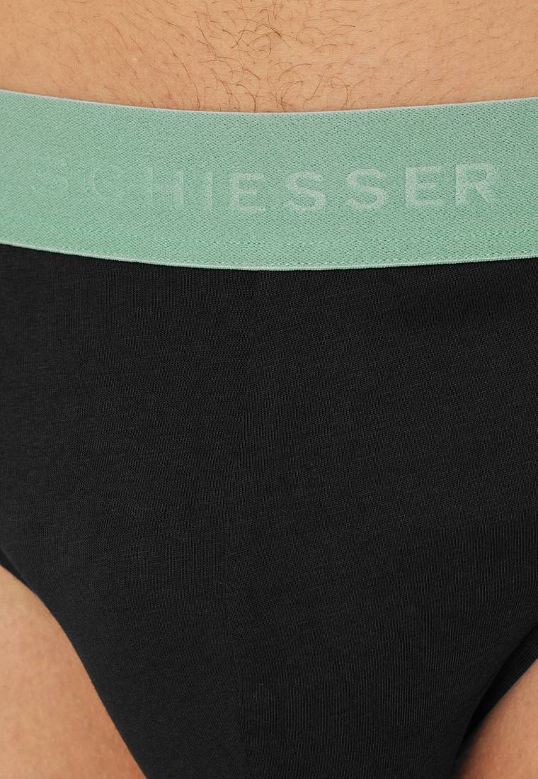 Schiesser Rio-Slips 3er-Pack Organic Cotton Webgummibund mehrfarbig - 95/5 Bis zu 55% Rabatt