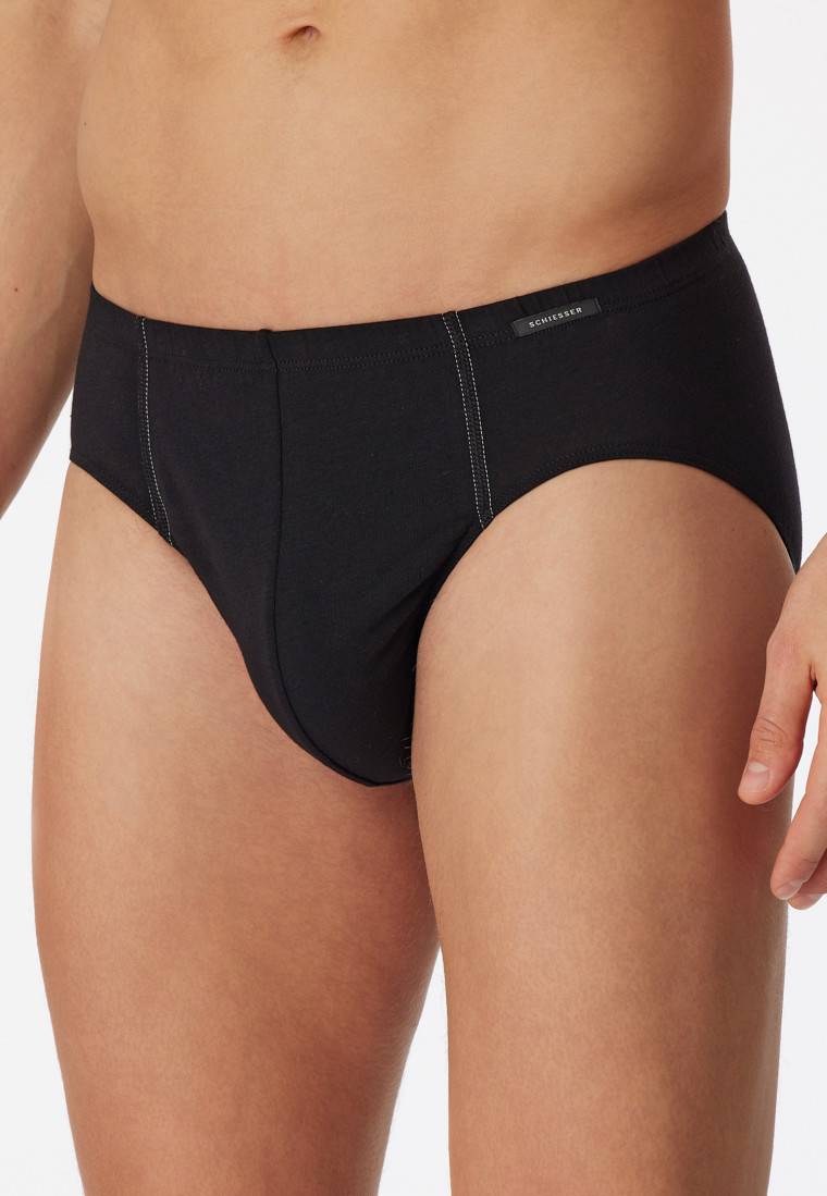 Schiesser Supermini 3er-Pack schwarz - Essentials Super Rabatt