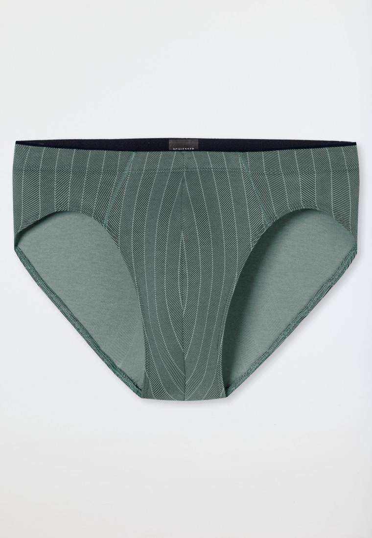 Schiesser Supermini Organic Cotton gemustert linde - 95/5 Verkauf