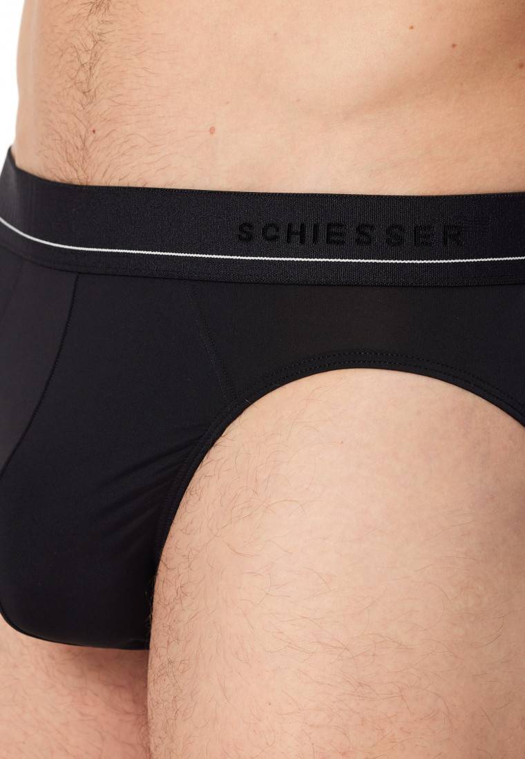 Schiesser Rio-Slip schwarz - Pure Micro Hotsell