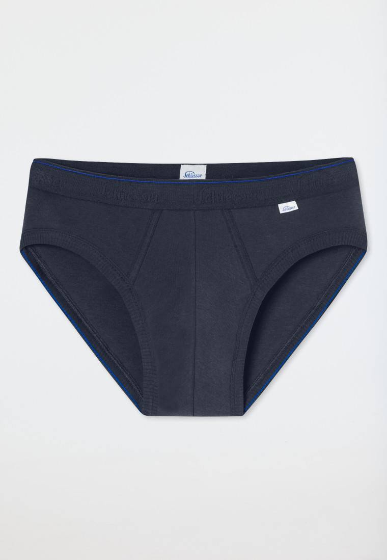 Schiesser Sportslip dunkelblau - Revival Ludwig Schlussverkauf