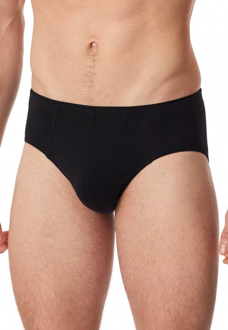 Schiesser Minislip schwarz - Premium Cotton Blitzverkäufe