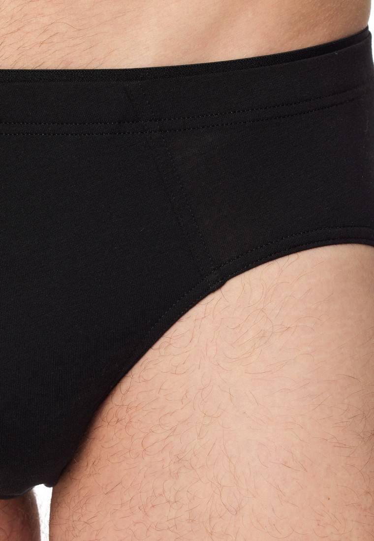 Schiesser Minislip schwarz - Premium Cotton Blitzverkäufe