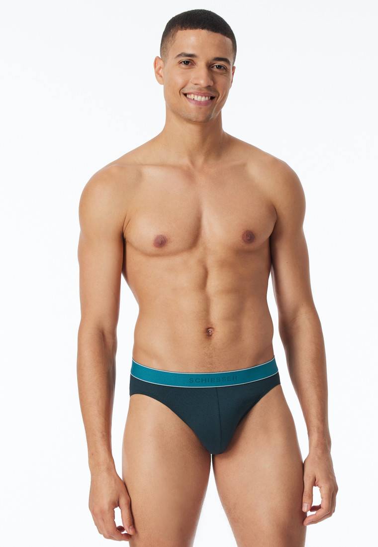 Schiesser Rio-Slip Modal gestreift petrol - Duality Function Rabatt