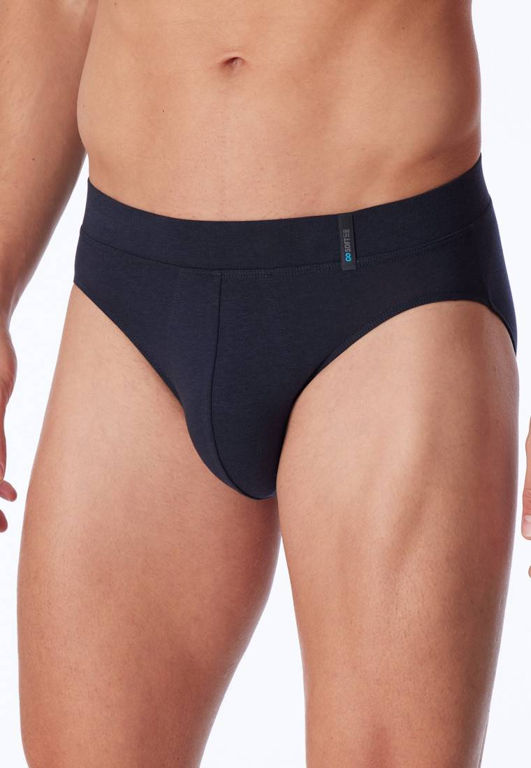 Schiesser Rio-Slip blauschwarz - "Long Life Soft" Online Shopping