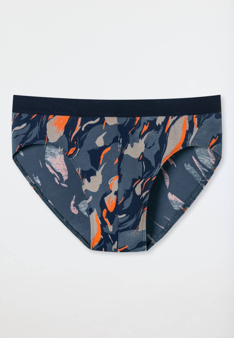 Schiesser Rio-Slip atlantikblau gemustert - 95/5 Preisnachlass