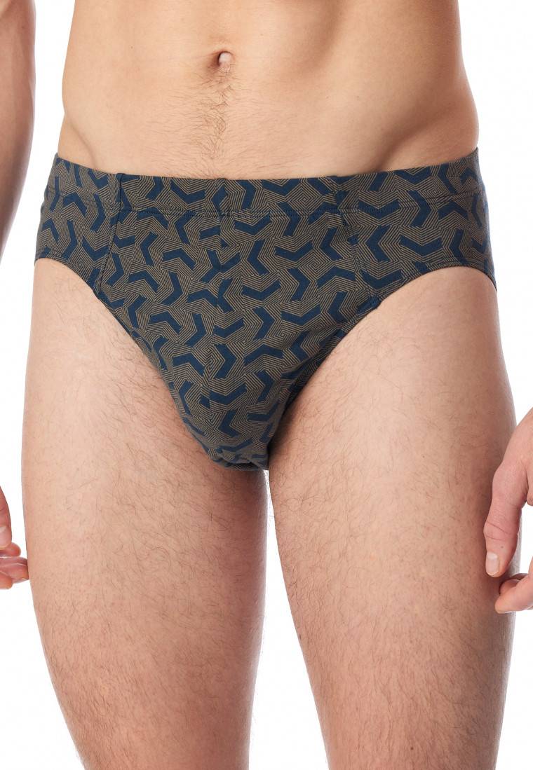Schiesser Supermini-Slip havanna gemustert - 95/5 Black Friday