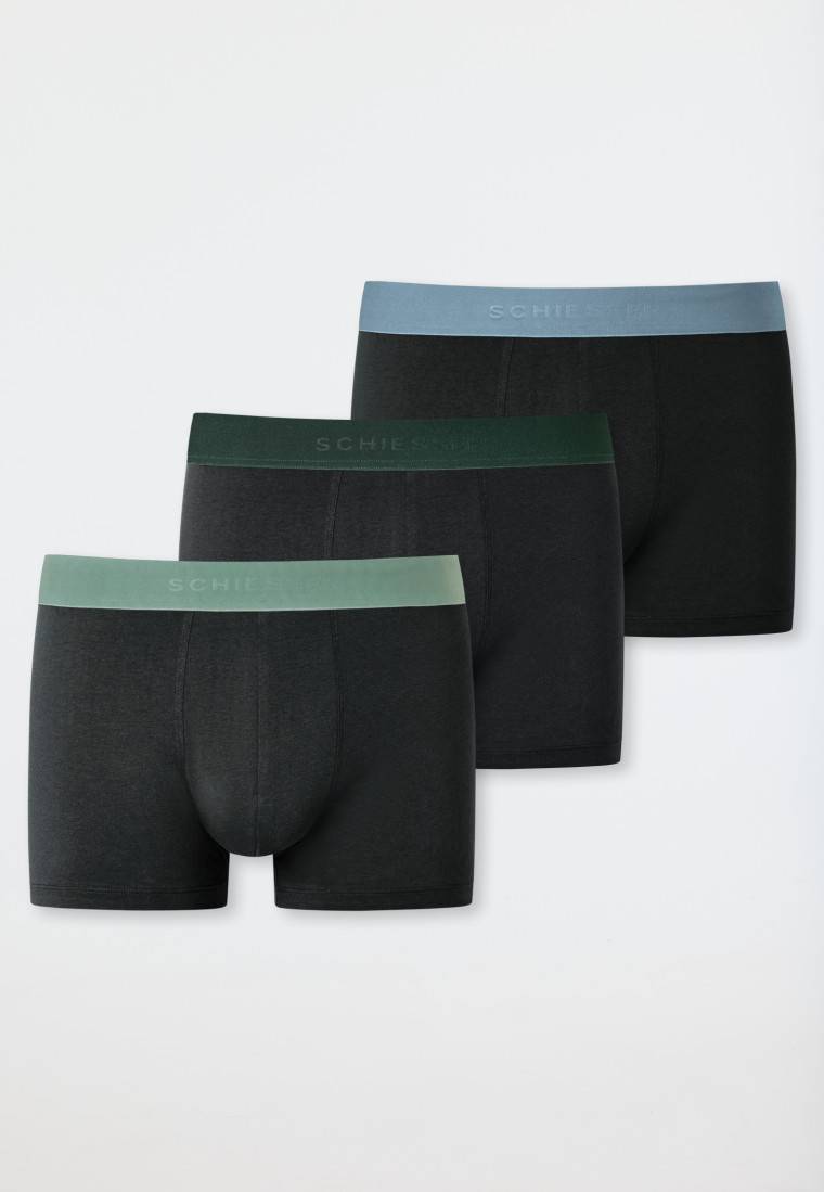 Schiesser Shorts 3er-Pack Organic Cotton Webgummibund mehrfarbig - 95/5 Muttertagsangebot