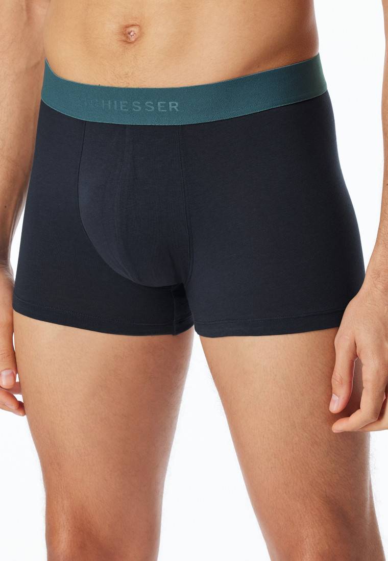 Schiesser Shorts 3er-Pack Organic Cotton Webgummibund mehrfarbig - 95/5 Vatertagsangebot