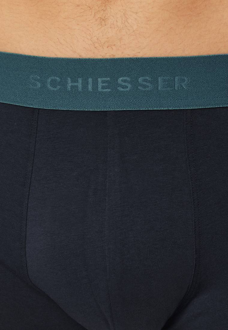 Schiesser Shorts 3er-Pack Organic Cotton Webgummibund mehrfarbig - 95/5 Vatertagsangebot
