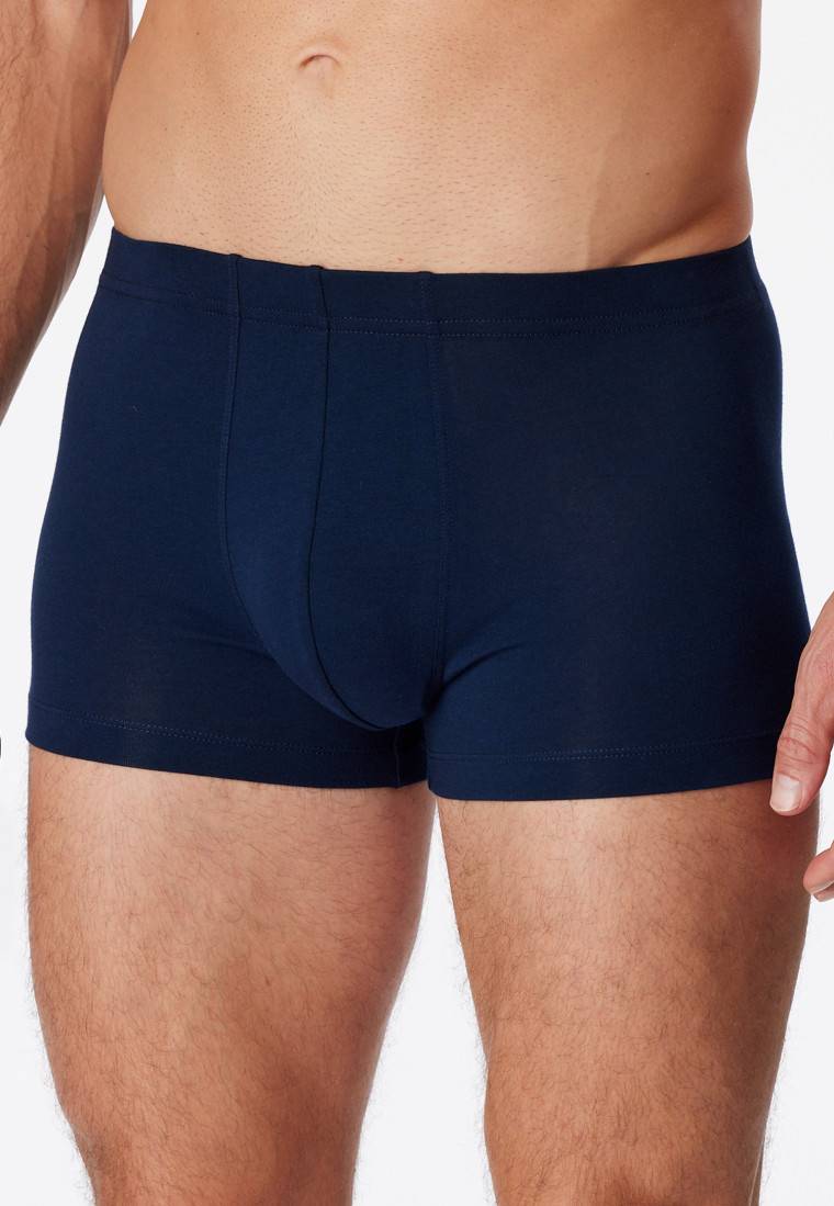Schiesser Shorts 3er-Pack Organic Cotton dunkelblau - 95/5 Online Outlet