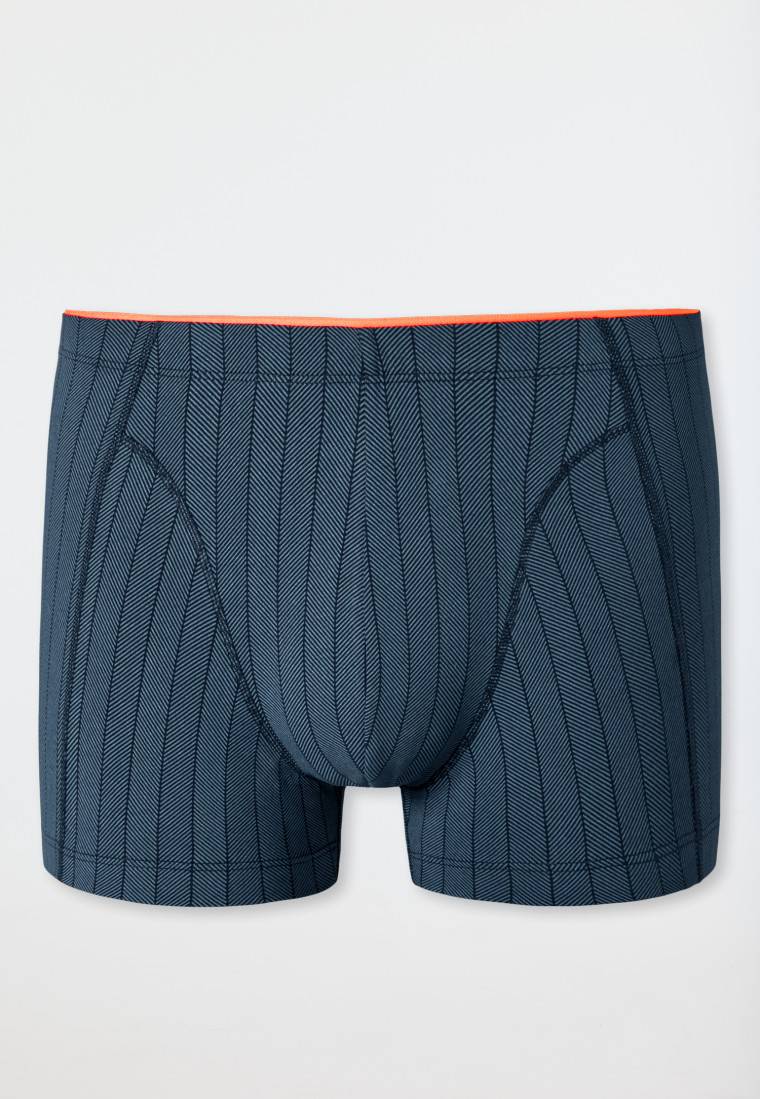 Schiesser Shorts Organic Cotton gestreift blaugrau - 95/5 Zeitlich begrenztes Angebot