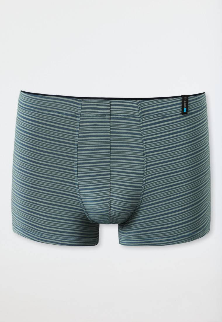 Schiesser Shorts Modal Streifen linde - Long Life Soft Große Rabatte