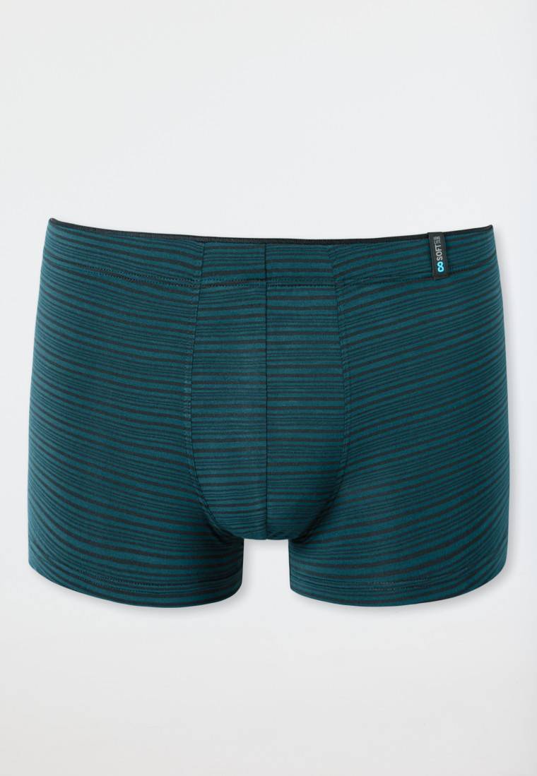 Schiesser Shorts Modal Streifen petrol - Long Life Soft Saisonale Angebote