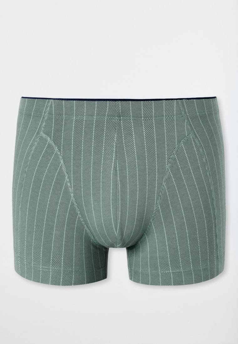 Schiesser Shorts Organic Cotton gestreift linde - 95/5 Kauf eins, bekomm eins gratis