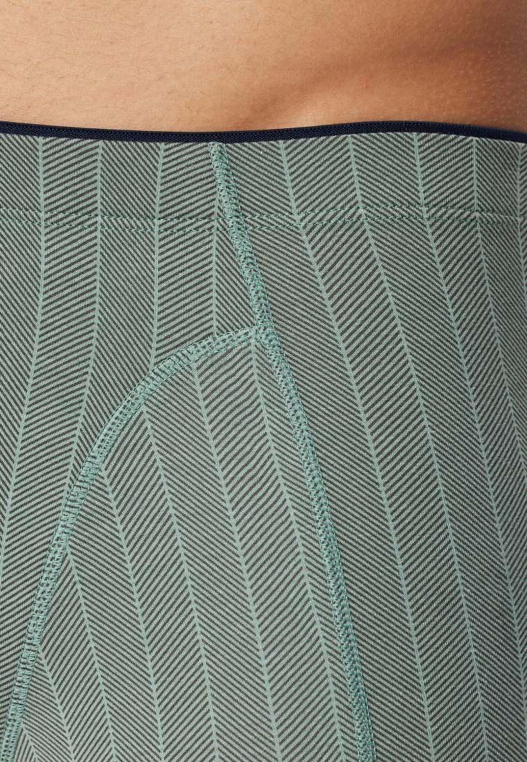 Schiesser Shorts Organic Cotton gestreift linde - 95/5 Kauf eins, bekomm eins gratis