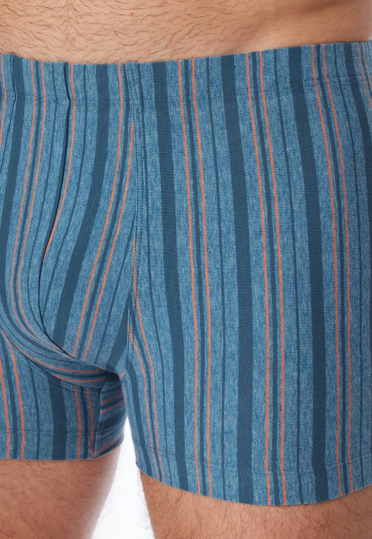 Schiesser Shorts blau-meliert gestreift - 95/5 Neueste Stile