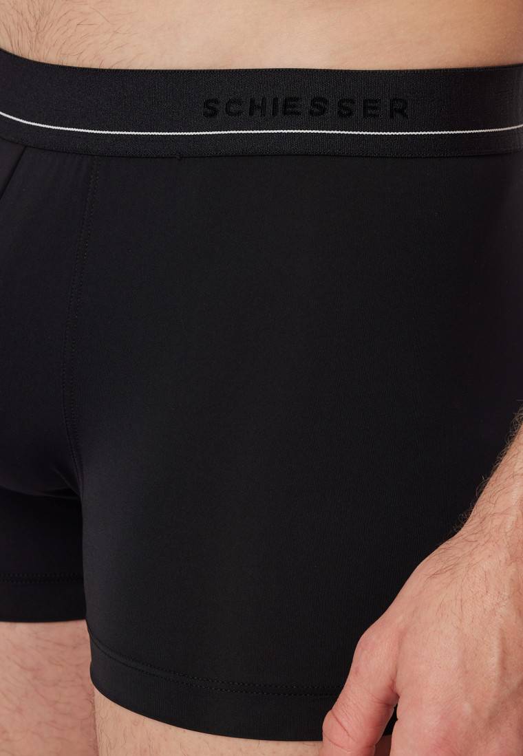 Schiesser Shorts schwarz - Pure Micro Letzte 2 Tage