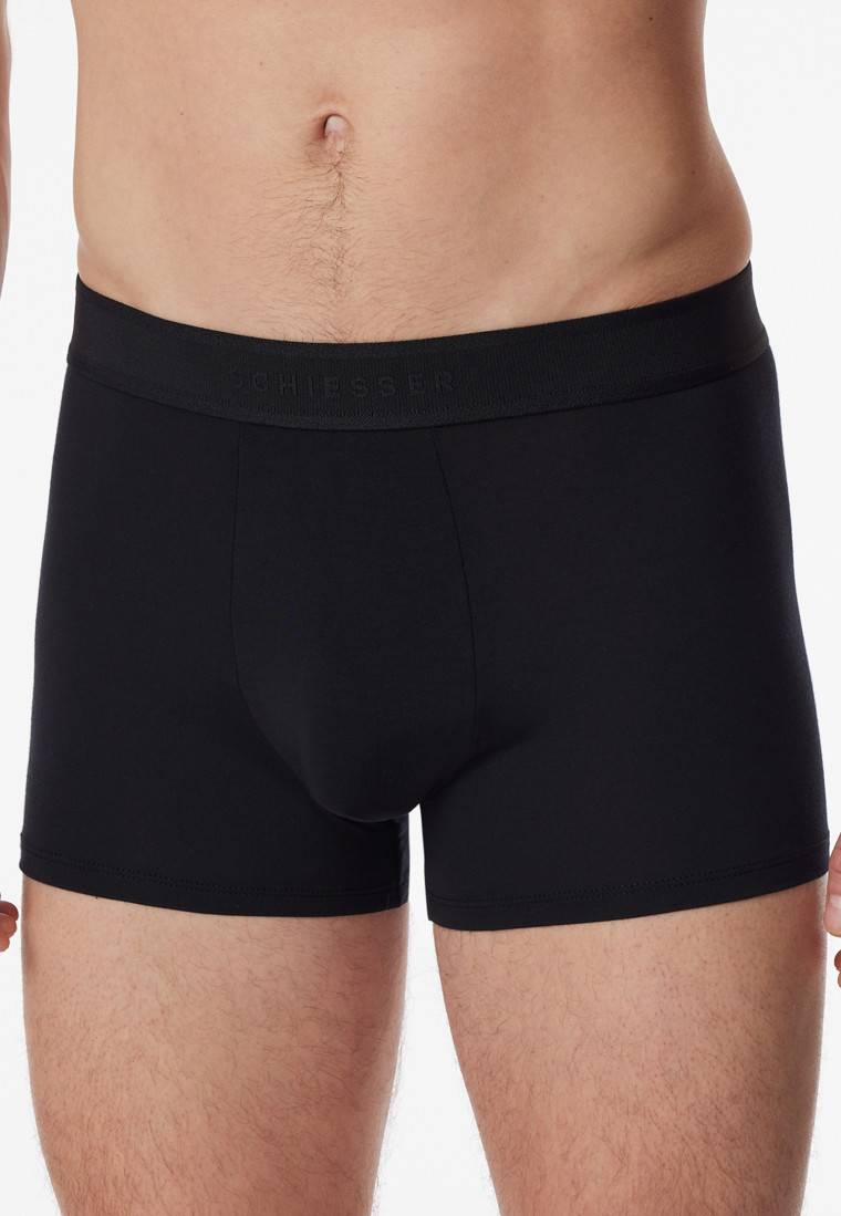Schiesser Shorts schwarz - Premium Modal Nur für heute