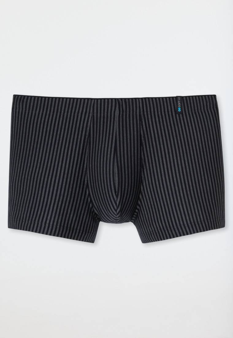Schiesser Shorts blauschwarz gestreift - Long Life Soft Nur noch ein Tag übrig