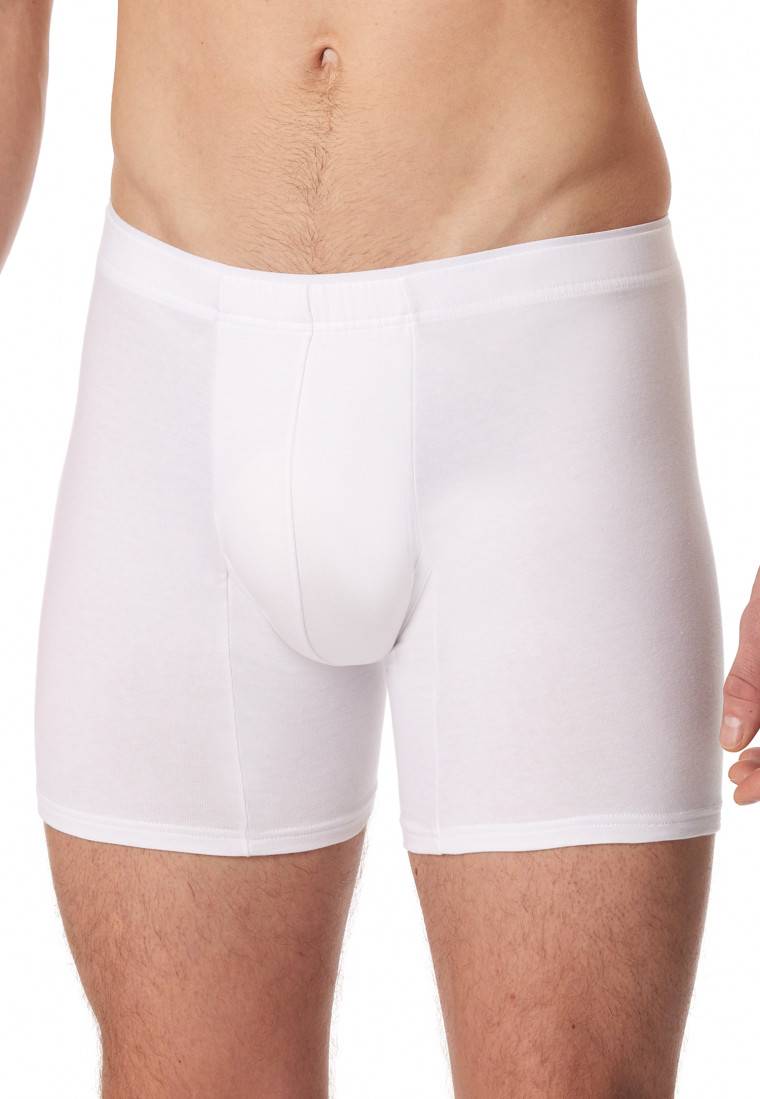 Schiesser Shorts weiß - Premium Cotton Super Rabatt